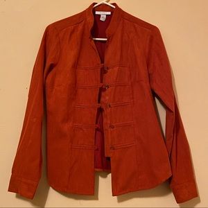 Orange blazer